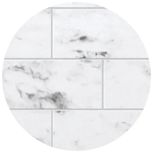 Carrara Subway Tile shower tile color